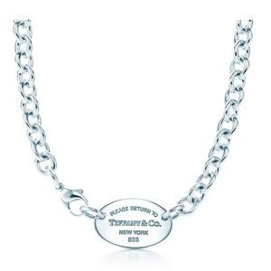 🎉HOST PICK-It Girl🎉Tiffany oval tag necklace